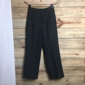 DCSP Black Straight Leg Mid Rise Military Pants